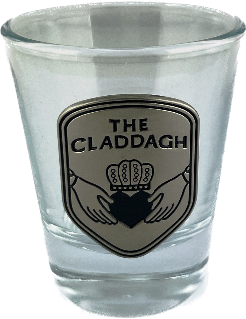 Shot Glass with Claddagh - set of 2