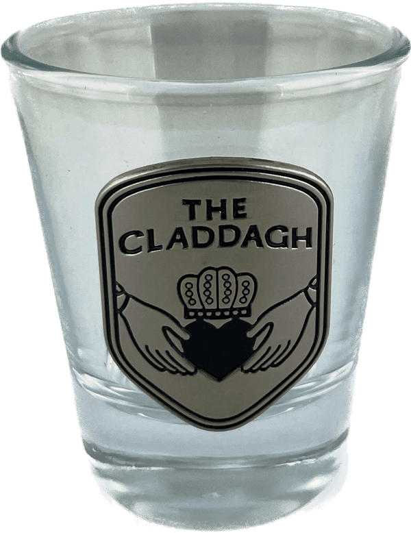 Shot Glass with Claddagh - set of 2