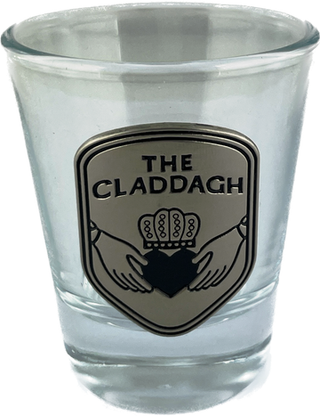 Shot Glass with Claddagh - set of 2