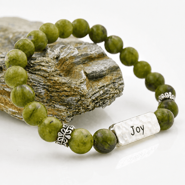Connemara Marble Stretch Bracelet - Joy