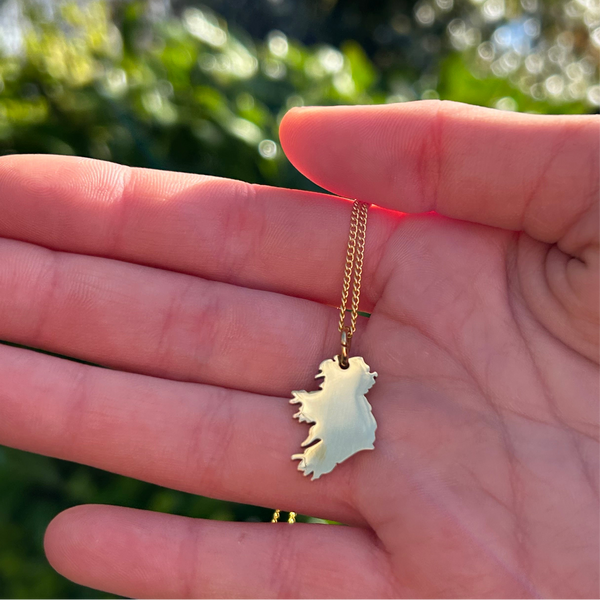 Ireland Map Necklace