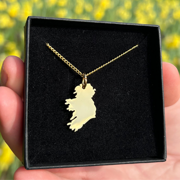 Ireland Map Necklace - 25% Off
