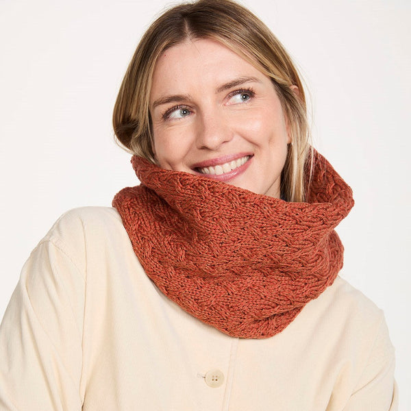 Newport Aran Rusty Cable Snood