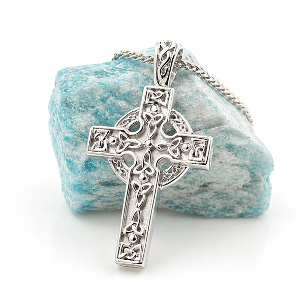 Sterling Silver Heavy Celtic Cross