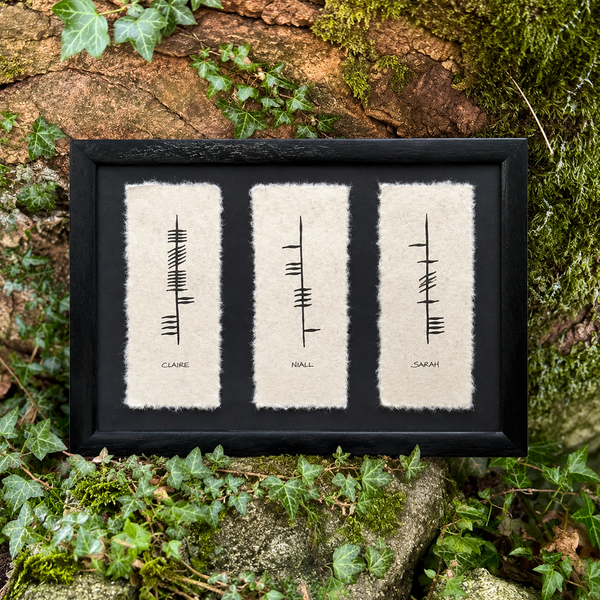 Ogham Personalized - Any 3 Names