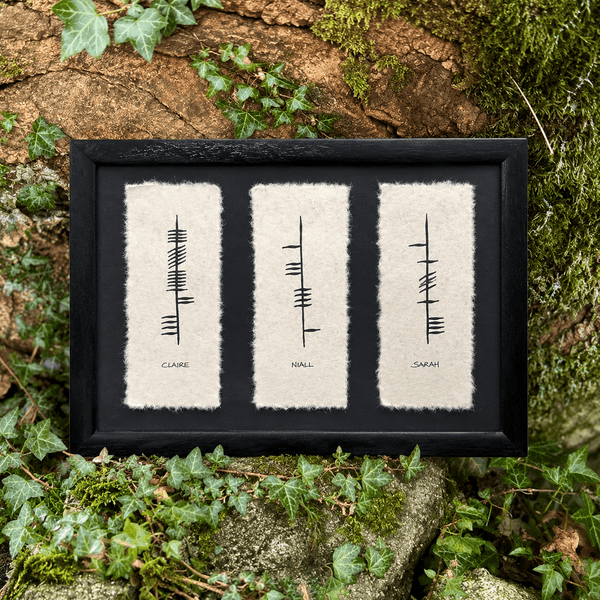 Ogham Personalized - Any 3 Names