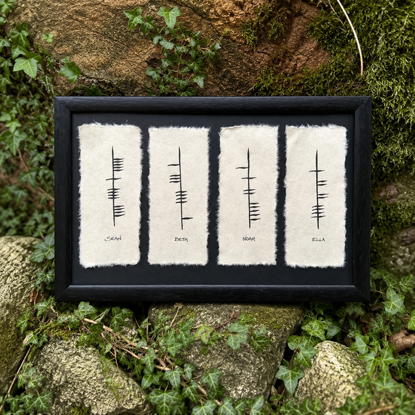 Ogham Personalized - Any 4 Names
