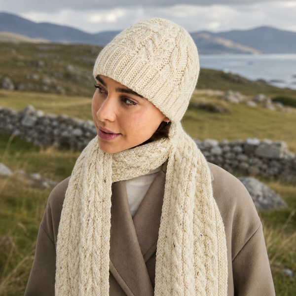 Natural Worsted Aran Hat