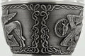 Mullingar Pewter Evangelists Wine Goblet (8oz) - Luke The Ox,Goblets