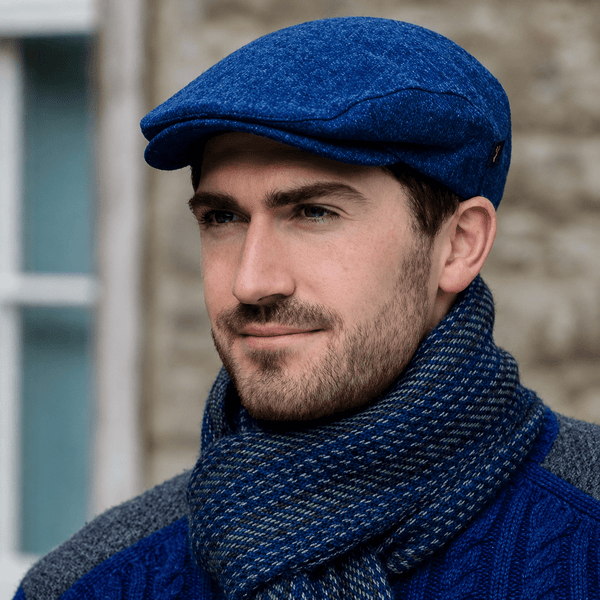 Traditional Flat Cap Blue