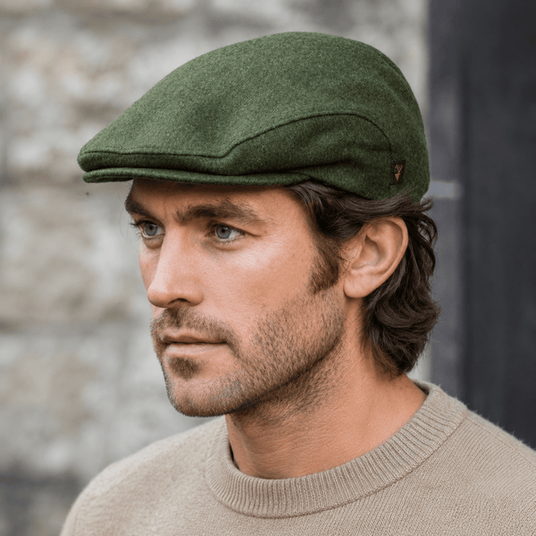 Traditional Flat Cap Green