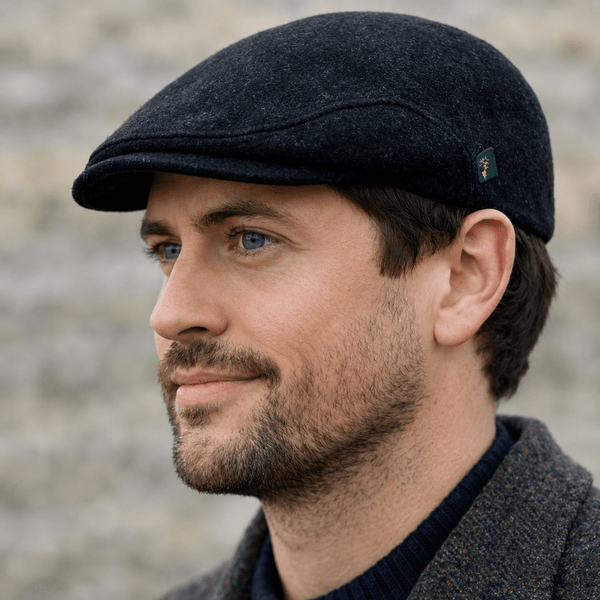 Charcoal Trinity Flat Cap