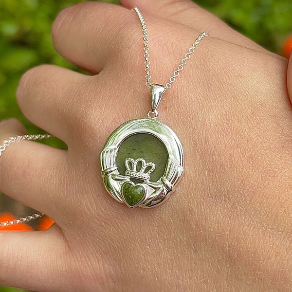 Claddagh Connemara Marble Necklace