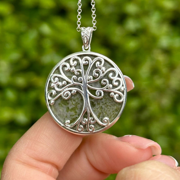 Tree Of Life Connemara Marble Necklace