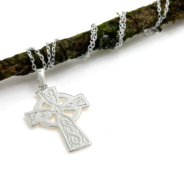 Celtic Cross Rope Necklace