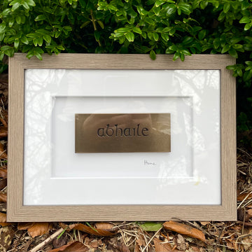 Wild Goose Abhaile (Home) Framed Wall Plaque