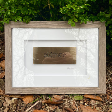 Wild Goose Sláinte (Health) Framed Wall Plaque