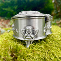 Mullingar Pewter Jewelry Box with Claddagh Design,jewelry box