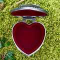 Mullingar Pewter Heart-shaped Jewelry Box,jewelry box