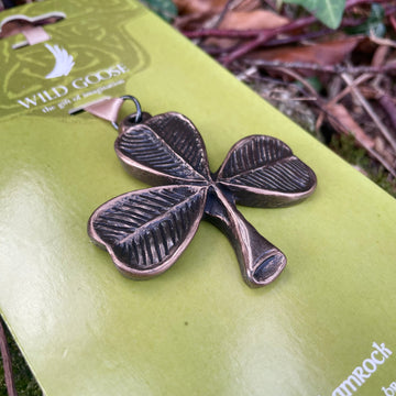 Shamrock Bronze Ornament
