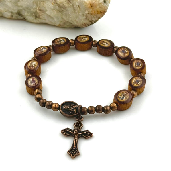 Book Of Kells Rosary Bracelet