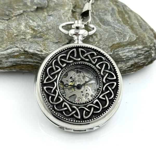 Pocket Watch Trinity Knot Design