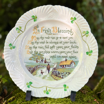 Belleek Irish Blessing Plate