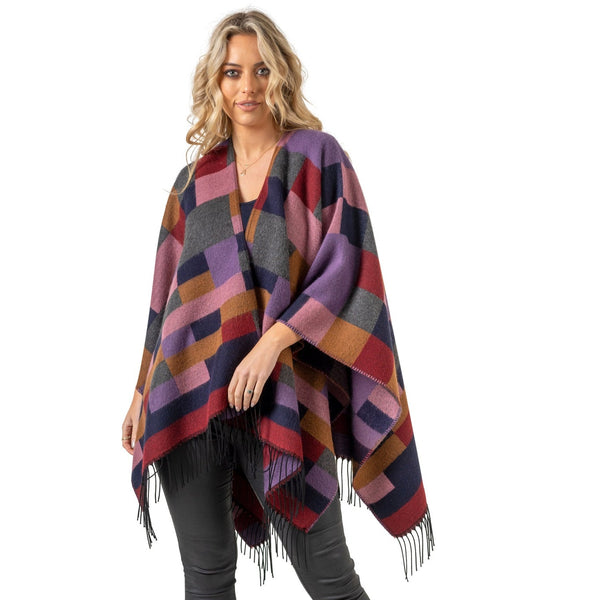Jimmy Hourihan Shawl in Chequerboard Design