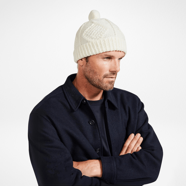 Kinard Aran Natural Ski Hat