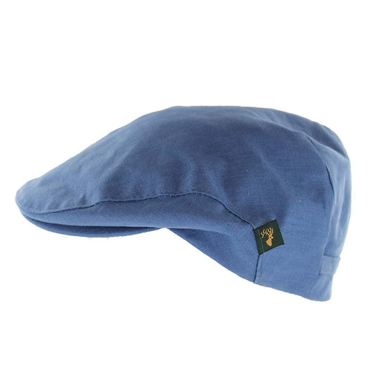 Blue Linen Cap