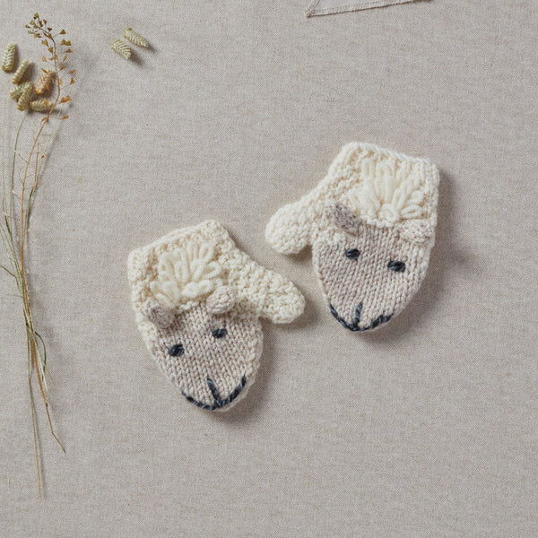 Shepley Baby Aran Wool Mittens