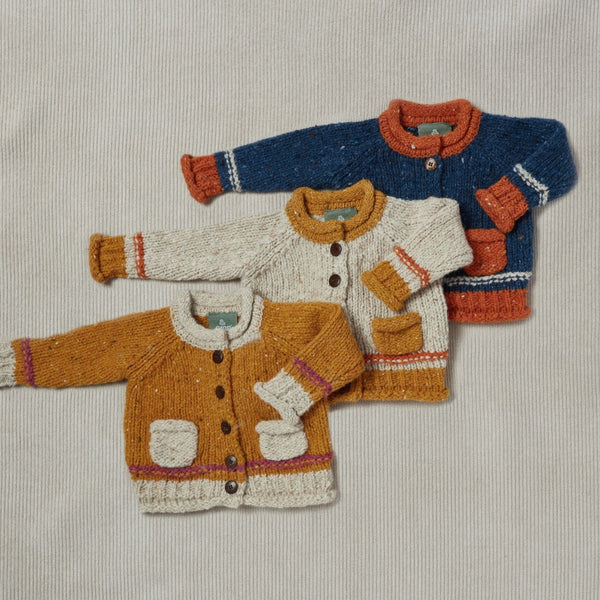 Réalta Baby Roll Neck Cardigan- Starbright