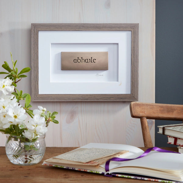 Gaelic in Bronze - Home /Abhaile