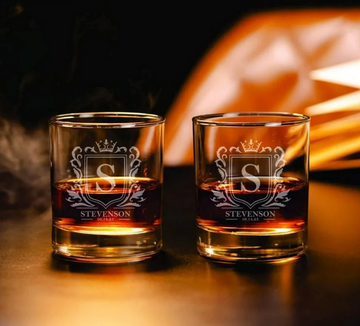 Personalized Whiskey Glasses – Set of 2
