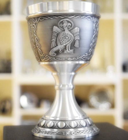 Mullingar Pewter Evangelists Goblet (8oz) - John The Eagle,Goblets