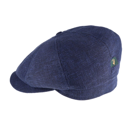Denim Driving Linen Cap
