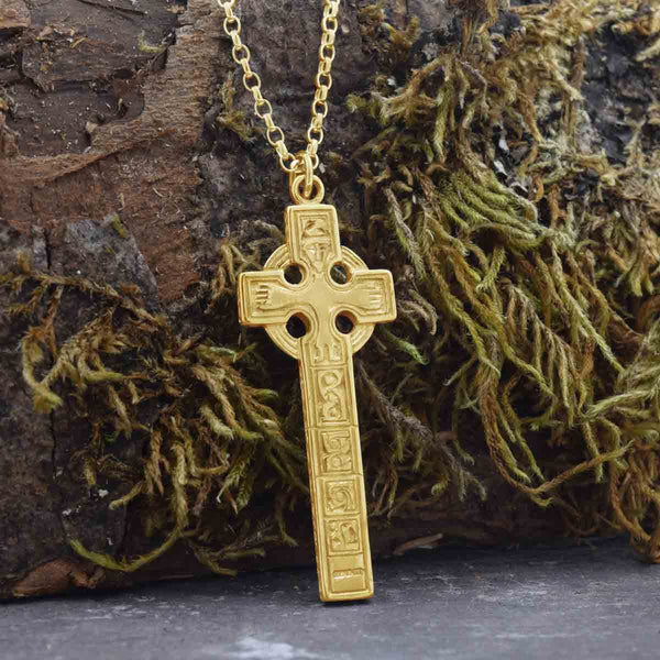 Historic Moone High Cross in Solid Gold - Recreation Collection
