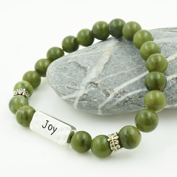 Connemara Marble Stretch Bracelet - Joy