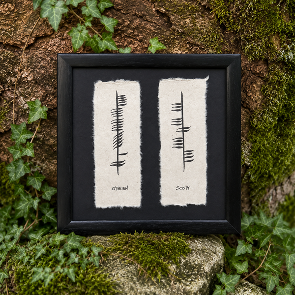 Ogham Personalized - Any 2 Names