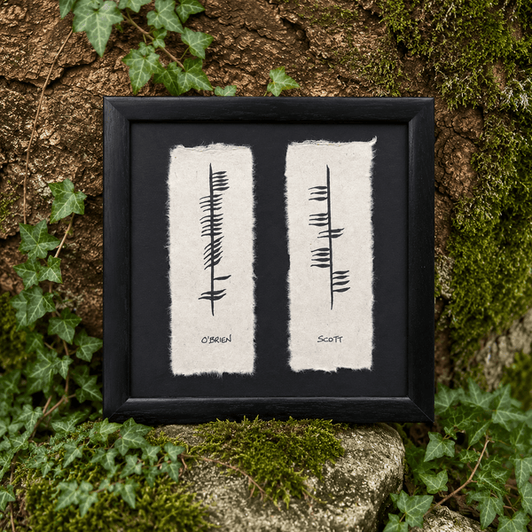 Ogham Personalized - Any 2 Names