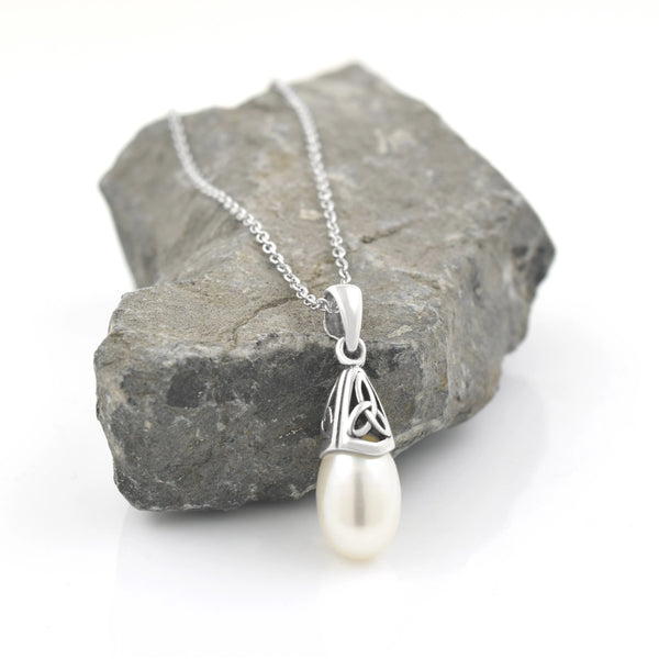 Sterling Silver Pearl Necklace