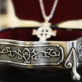 Mullingar Pewter Jewelry Box with Claddagh Design,jewelry box