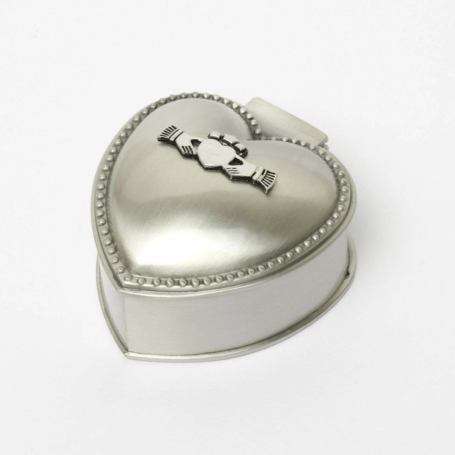 Mullingar Pewter Heart-shaped Jewelry Box,jewelry box