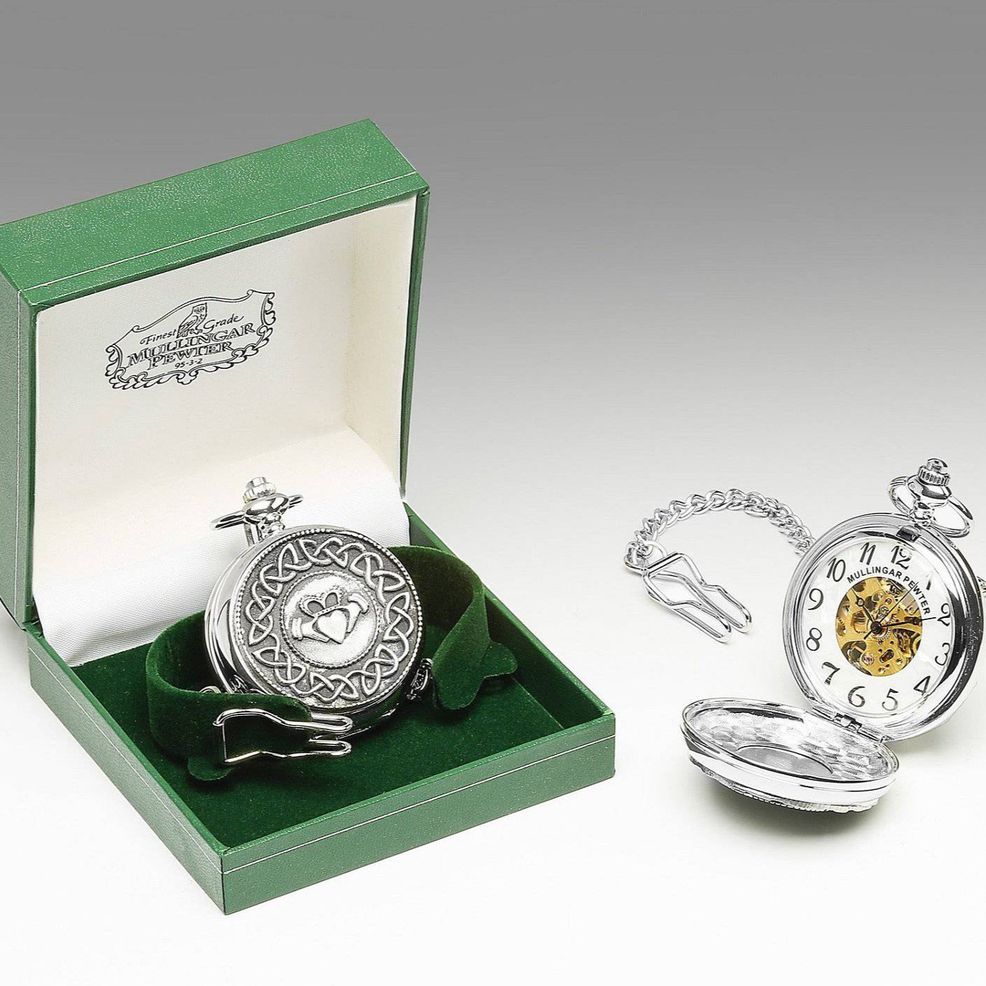 Claddagh pocket watch clearance