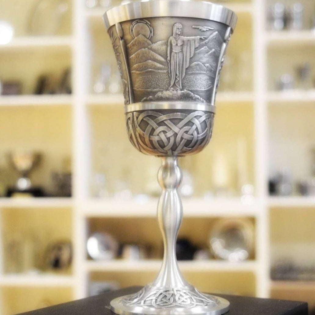 Mullingar Pewter Mythical Ireland Goblet (8oz) - Queen Maeve