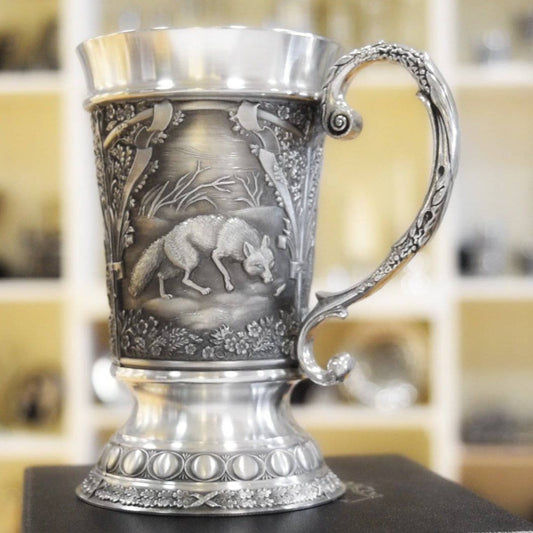 Mullingar Pewter Woodlands Tankard The Fox