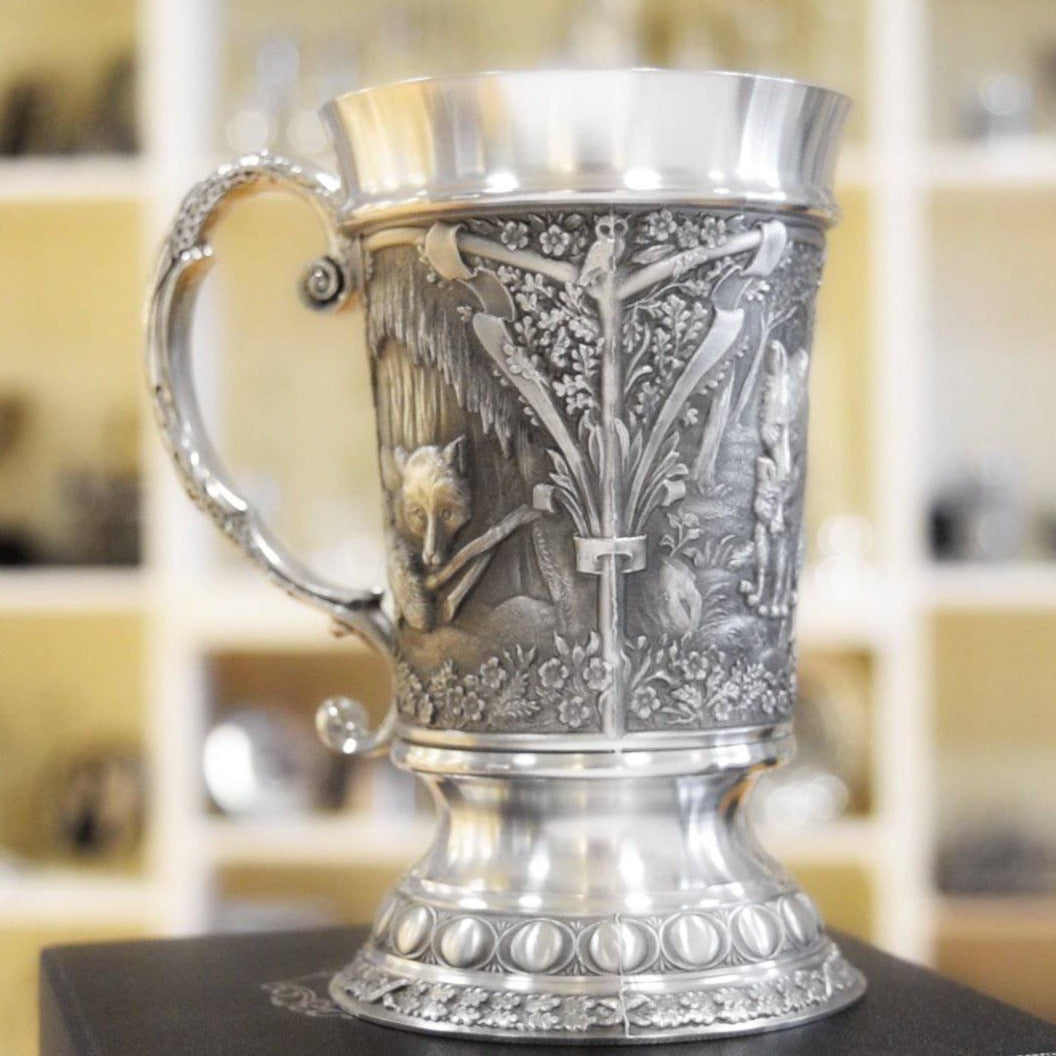 Mullingar Pewter Woodlands Tankard The Fox