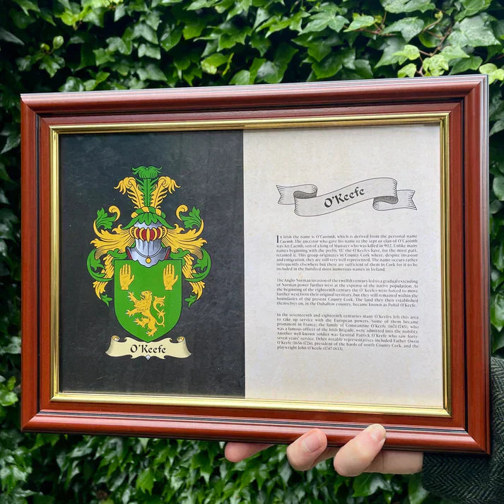 How to Display Your Irish Family Crest at Home