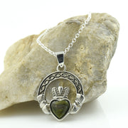 Claddagh Connemara Marble Necklace