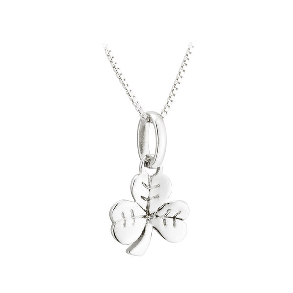Etched Shamrock Necklace